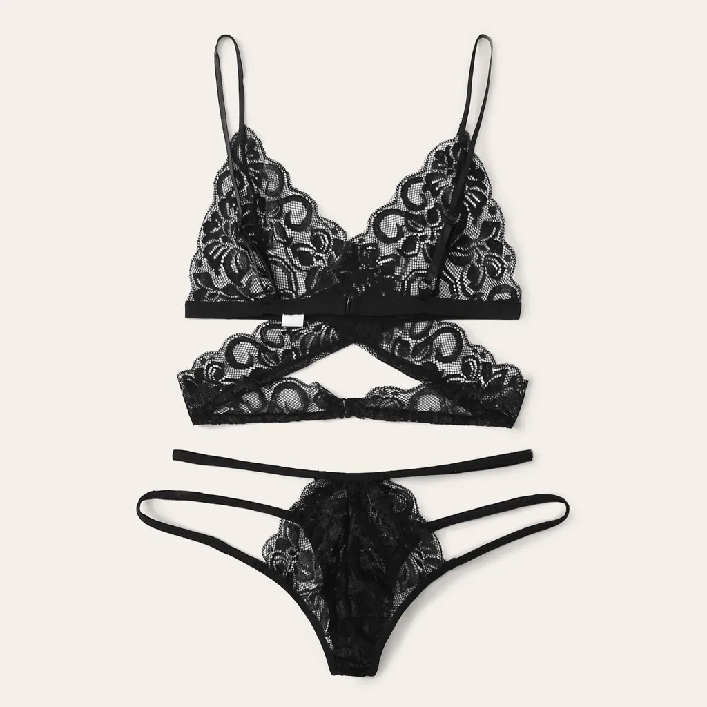 Вы уверены что не приедете в новый сексуальный женский кружевной бюстгальтер с v