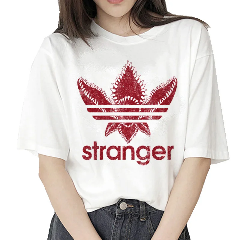 Женская футболка в стиле хип хоп stranger things 3 Eleven Готическая уличная одежда 90s kawaii