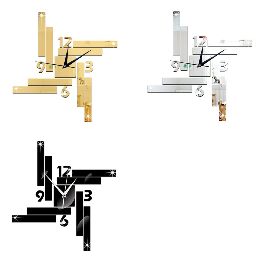 Акриловые Геометрические Квадратные экологически безопасное зеркало настенные