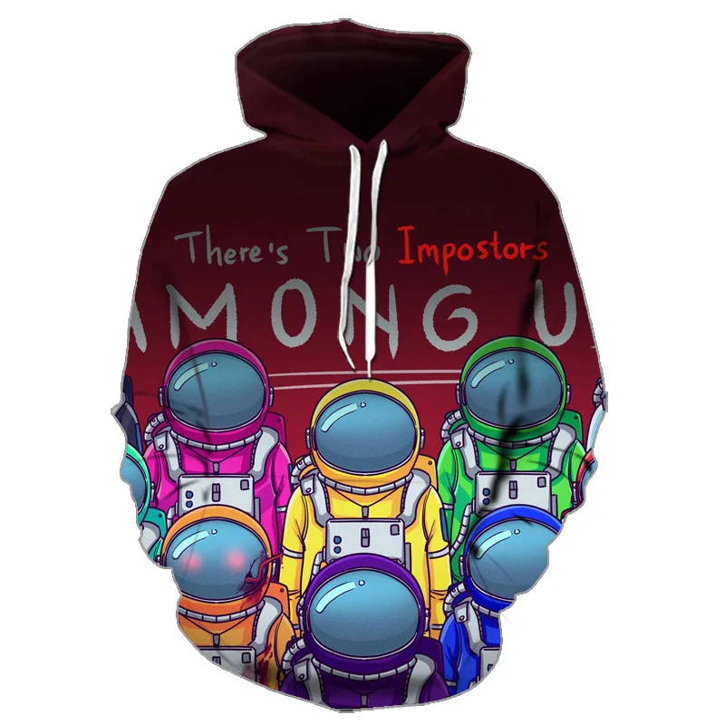 

Among Us Game 3d Hoodie Sweatshirts Costume Autumn Winter Hoodies Harajuku Men Tracksuit Print Men Women 2021 Pullover Hoody