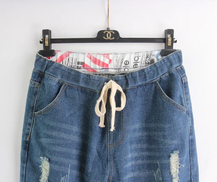

Plus Size 6XL Denim Pants Women High Waist Washed Jeans Pocket Spring Summer Casual Trousers 2021 Baggy Work Jean Women Vintage