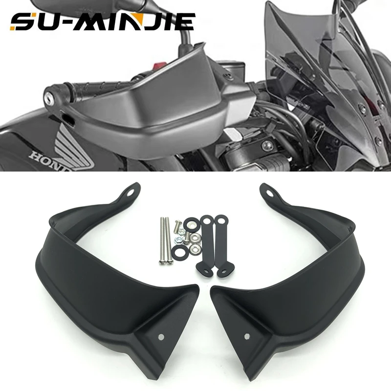 

Motorcycle Handguards Hand Shield Protector Hand Guard Protector Black for Honda CB650R 2019 2020 cb650 r