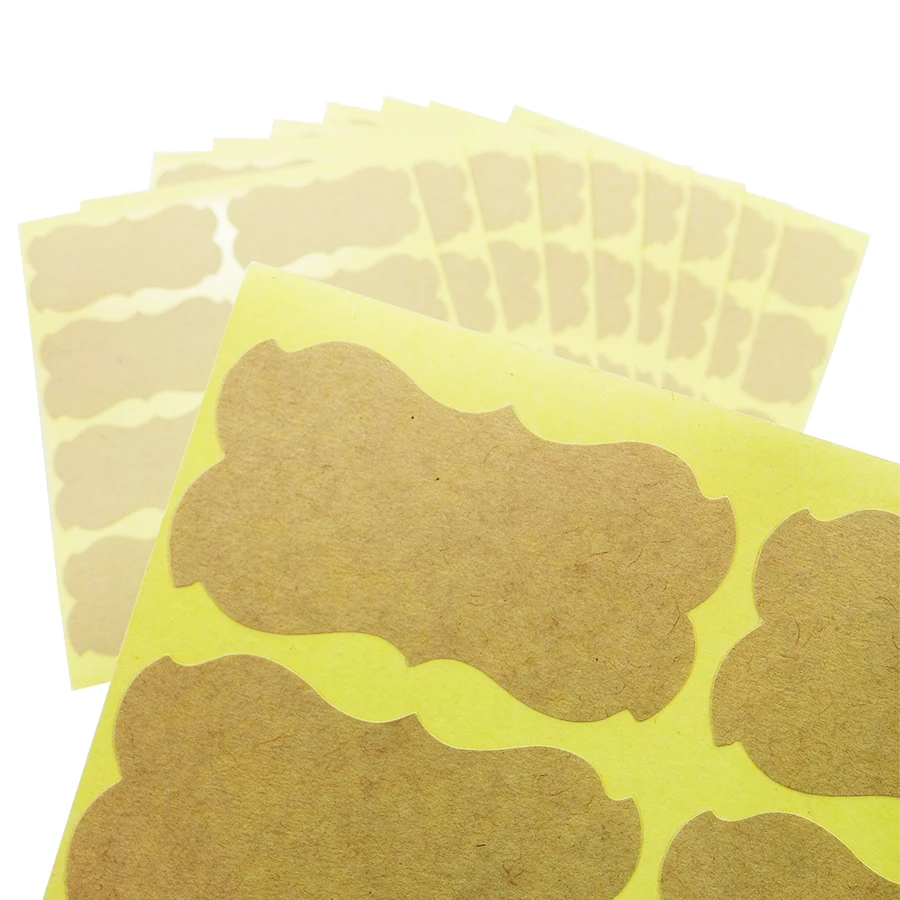 80 шт./лот специальный Форма крафт бумага этикетка наклейка DIY пустые наклейки для