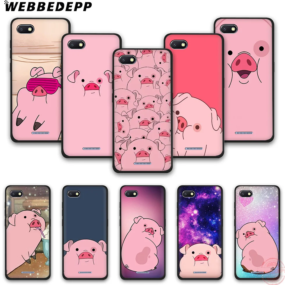 WEBBEDEPP тяжести водопад свинья модные чехлы для мобильного телефона из мягкого