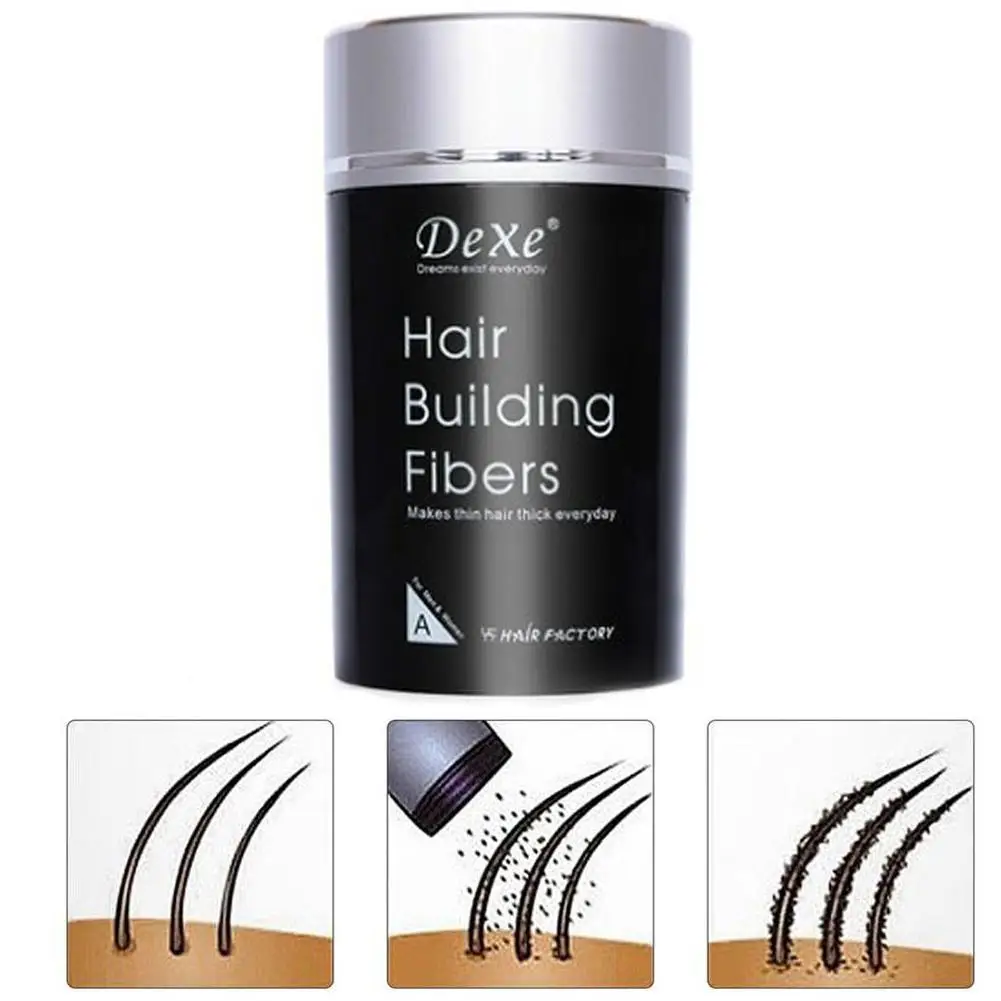 

Hair Building Fibers 22g Keratin Plant Fiber Applicator Anti Loss Thickening Hair Growth Powder Fibers intertwine