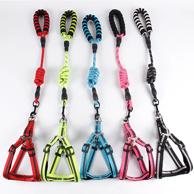 

Нейлоновый Поводок для собак и кошек, ошейники для бега или тренировки, поводок для собак, аксессуары для прогулок и дрессировки домашних жи...