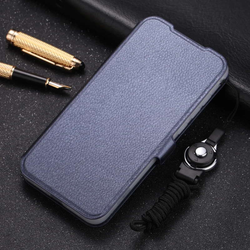 Dark Blue Кожаный чехол s для OPPO A9 A5 K1 K3 K5 для Realme XT X2 X Lite, кожаный чехол-бумажник с откидной крышкой и отделением для карт, чехол с полной защитой - Цвет: Dark Blue