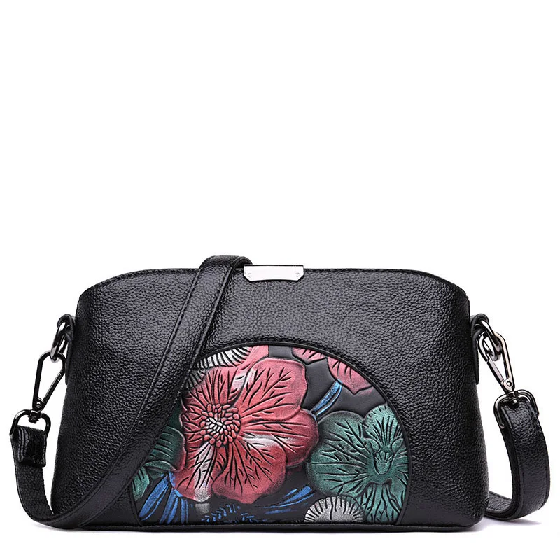 Модная женская сумка на плечо с цветочным узором женские сумки мессенджеры