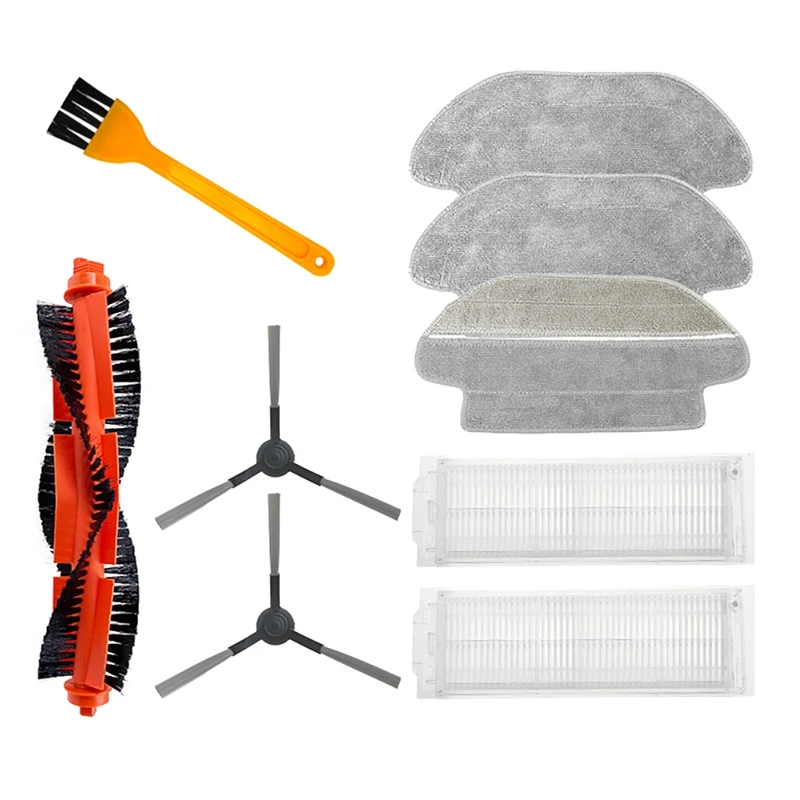 

For Xiaomi Mijia Sweeping Mopping Robot Vacuum Cleaner STYJ02YM Spare Parts Kit Side Roller HEPA Filter Main Brush Mop