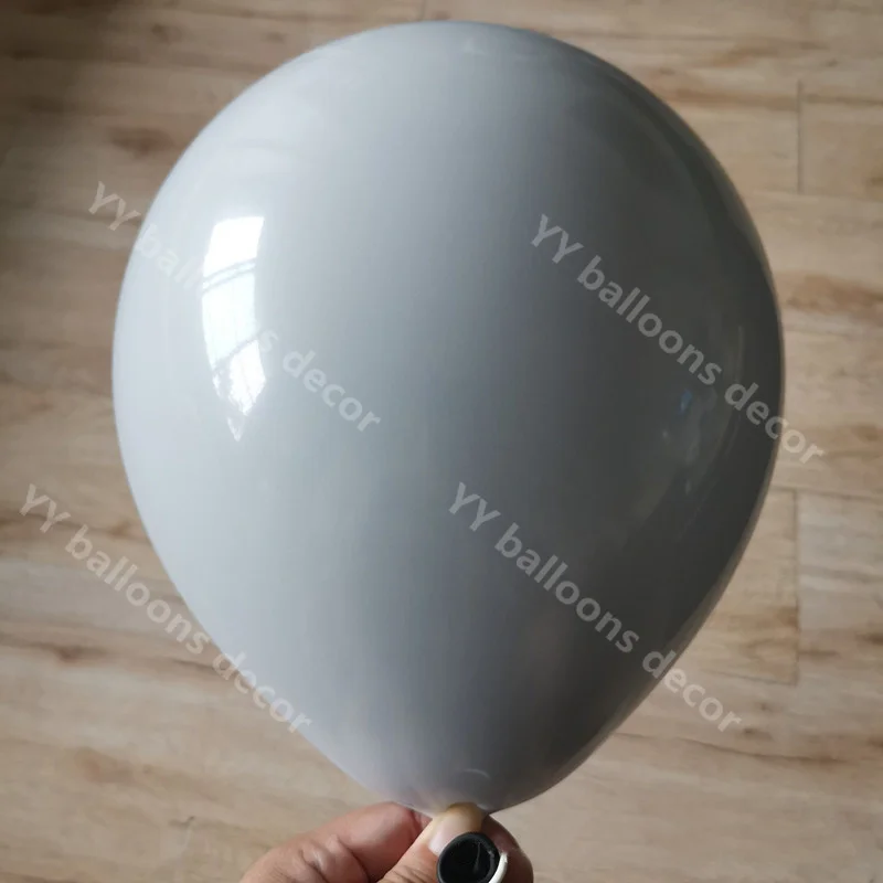 DIY Роскошный винтажный латексный воздушный шар арочный комплект из кожи серый