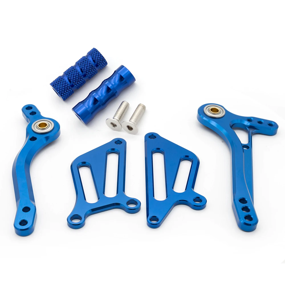 

For Kawasaki ZX10R ZX 10R 06-10 CNC Aluminum Alloy Motorcycle Rearset Footrest Footpeg Pedal Rear set Foot rest Accessories Part