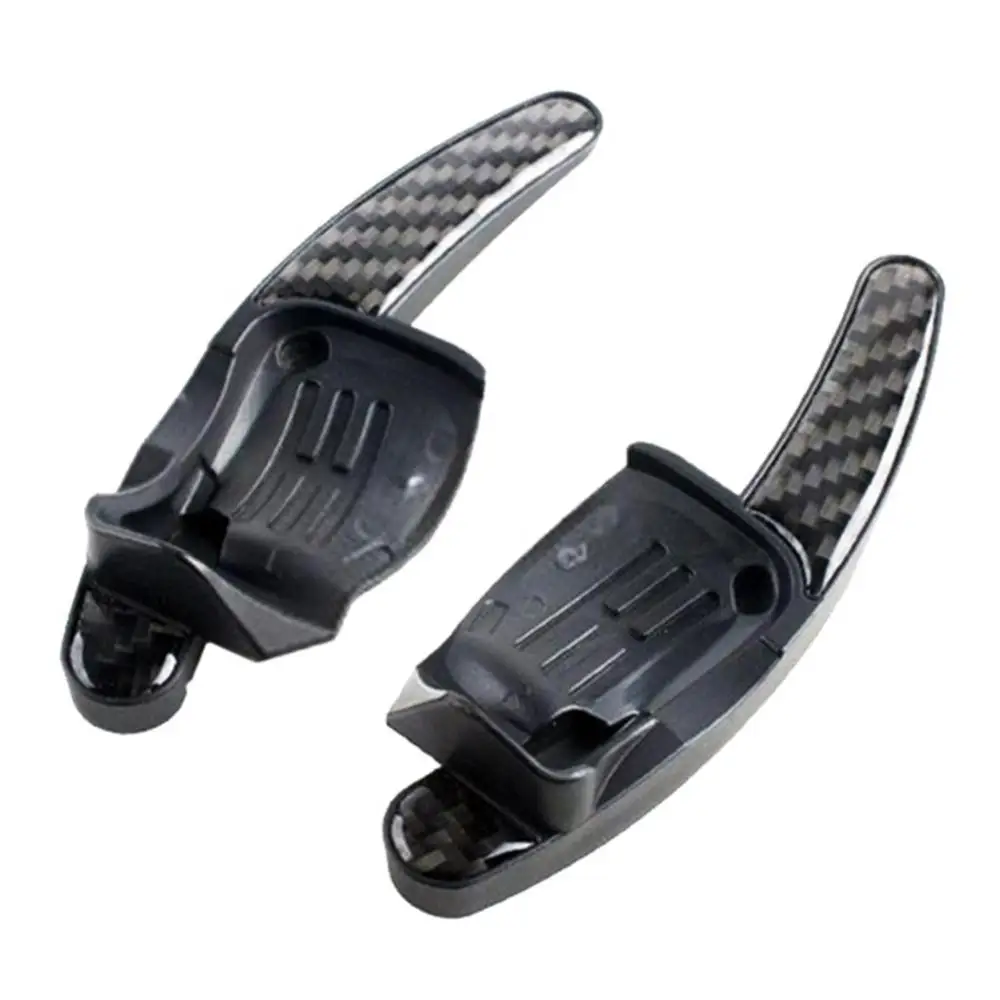 

2Pcs/Set Carbon Switch Fiber Paddle Shift Extensions for Golf 6 GTI R20 Cool R36 CC