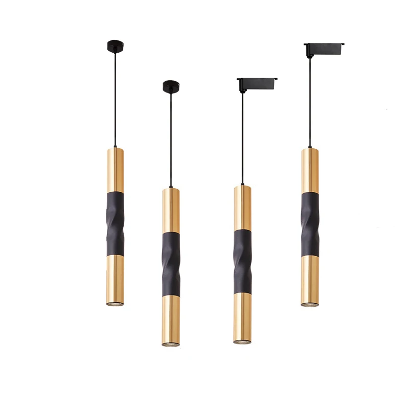 

Светодиодный подвесной светильник с треком, подвесной кухонный остров, столовая, магазин, бар, лампа с регулируемой яркостью 7 Вт, 10 Вт, 12 Вт