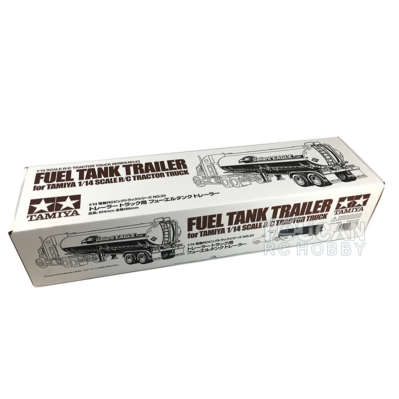 

US Stock 1/14 RC Tractor Truck GALLANT-EAGLE Fuel Oil Tank Tanker Trailer Model For TAMIYA 56333 TH18012-SMT5