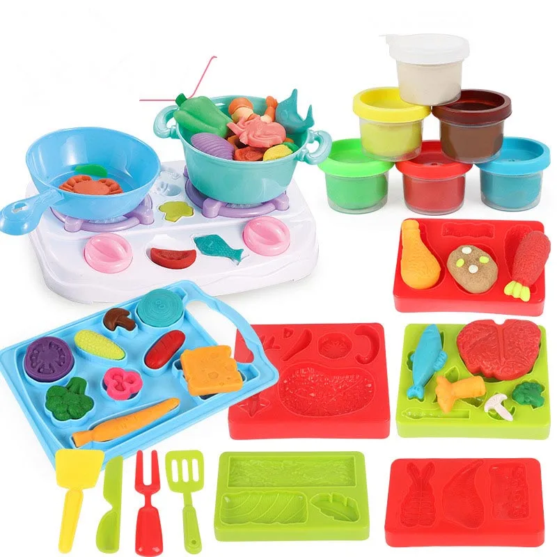 DIY искусственный пластилин машина для мороженого форма игровой набор игрушка