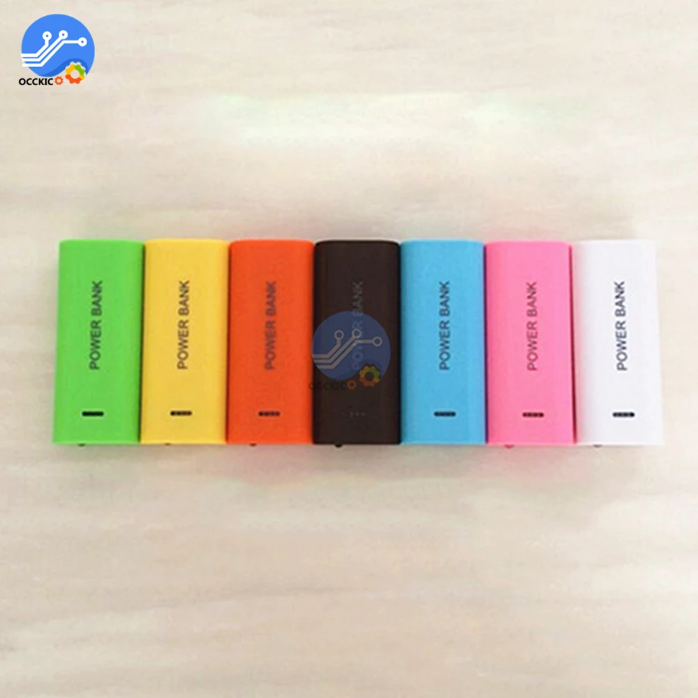 USB power банк питания 18650 контейнер под элемент 5V1A DIY kit без сварки аккумулятор