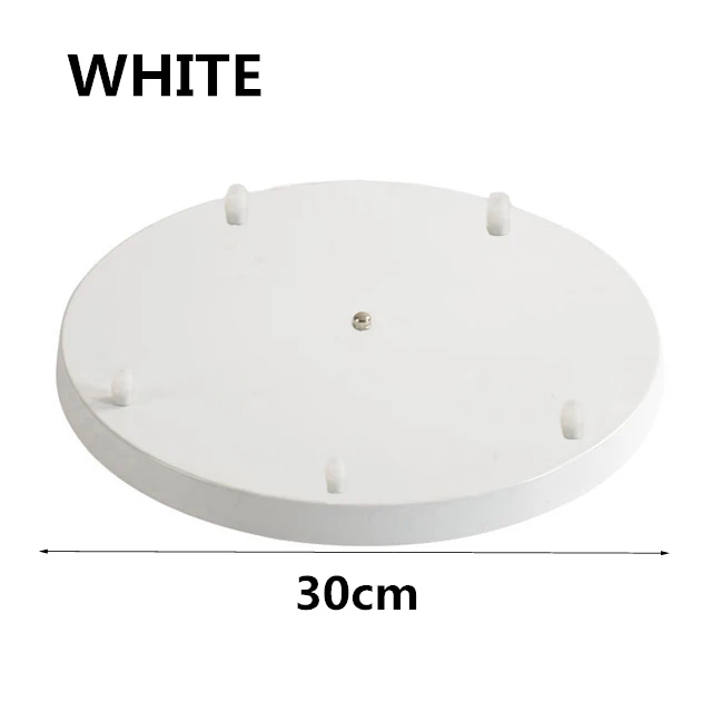 Round-White-5 heads Подвесной светильник аксессуар 3 лампы бар круглый прямоугольник потолочное крепление пластина навес настроить для подвесных светильников подвесной светильник - Цвет корпуса: Round-White-5 heads