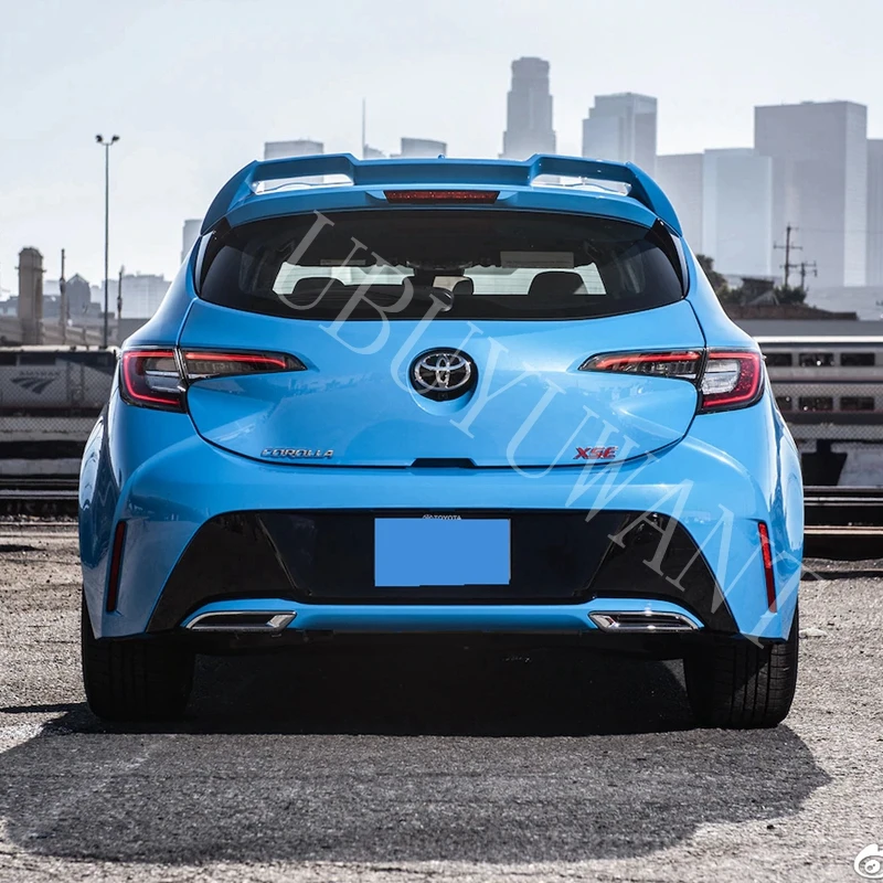 Для Toyota Corolla хэтчбек спойлер 2019 с высоким качеством ABS Материал Unpaint цвет задний