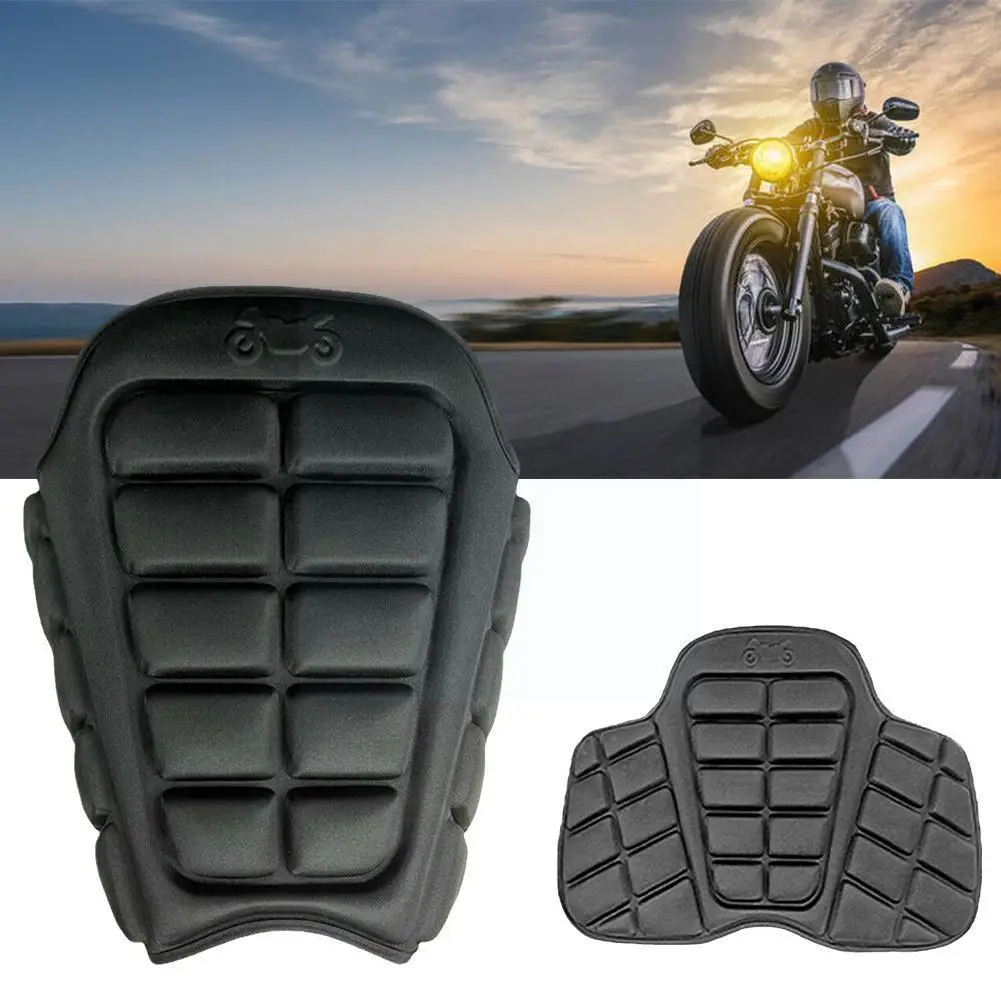

Universal 3d Grid Motorcycle Cushion Air Comfort Gel Pressure Cover Wicking Relief Pad Black Color Breathable C8z2