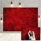 Mehofond красный цветок розы свадебный настенный фон день Святого Валентина портрет Декор фотография Фон баннер реквизит для фотостудии
