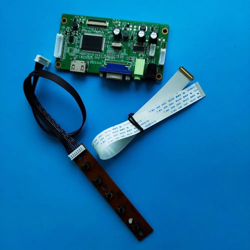 Комплект для контроллера M133NWN1 R5/M133NWN1 R1, плата moitor, 30-контактный жк-дисплей, светодиодный экран, дисплей 1366x768, драйвер EDP HDMI VGA Комплект для контроллера M133NWN1 R5/M133NWN1 R1, плата moitor, 30-контактный жк-дисплей, светодиодный экран, дисплей 1366x768, драйвер EDP HDMI VGA