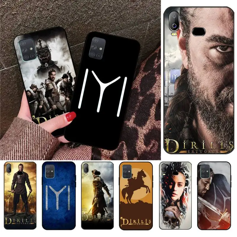 Черный мягкий чехол dirilis ertugrul для телефона Samsung A10 A20 A30 A40 A50 A70 A80 A71 A91 A51 A6 A8 2018 |