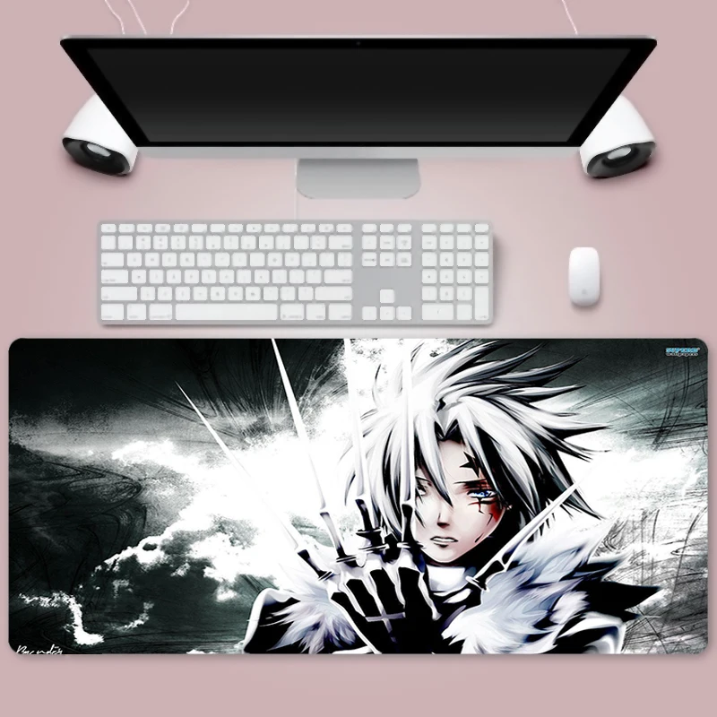 

D Gray Man Game computer mouse pad mouse pad large table mat non slip rubber base laptop mouse pad