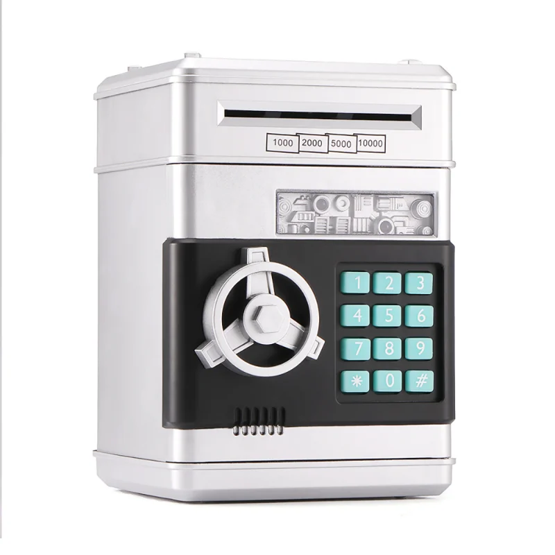 

ATM Password Cash Box, Cash and Coin Savings, Electronic Money Box, Bank Safe, Automatic Scroll Paper Money Box, Children's Gift