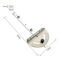 m89b woodworking accessories table saw angle ruler with 415mm fence both sides adjustable 70%c2%b0 angle gauge band saw inverted
