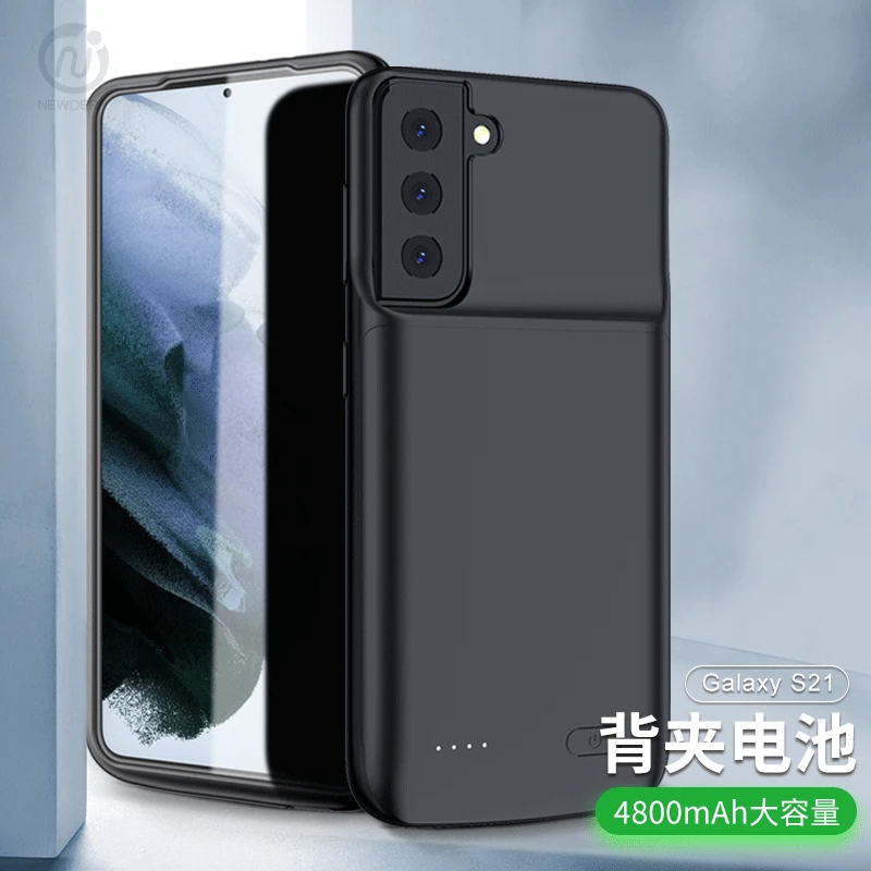 phone battery charger case for samsung s21 s21 plus s21 ultra 2021 ultra thin 6000mah battery charging case power bank free global shipping