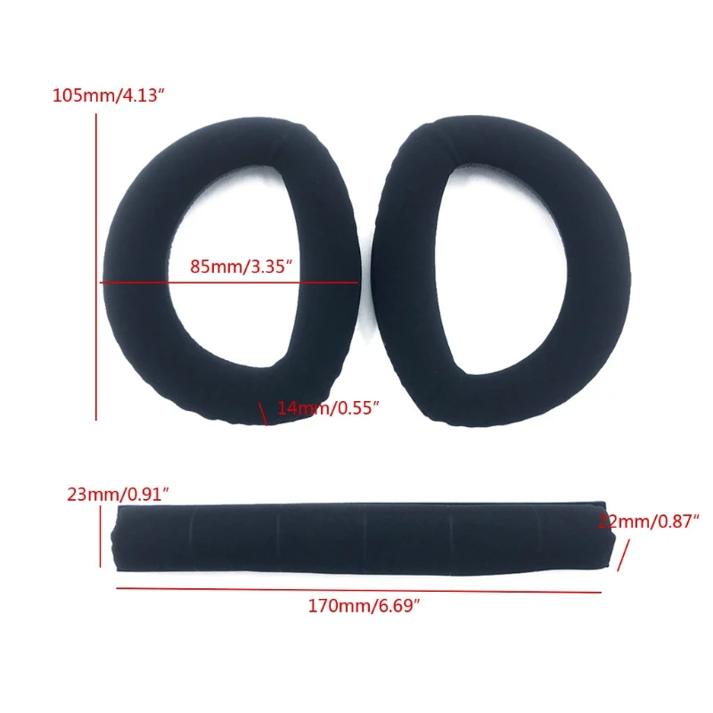 

D57C 1 Pair foam Ear Pads pillow Cushion Cover for Senn heiser HD700 Headset EarPads