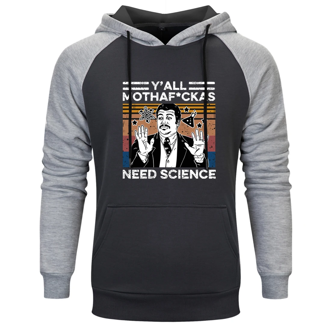 

Мужские повседневные пуловеры для отдыха с капюшоном и реглан, стандартные топы, одежда в стиле хип-хоп, новинка 2020, ретро, свободные спортив...