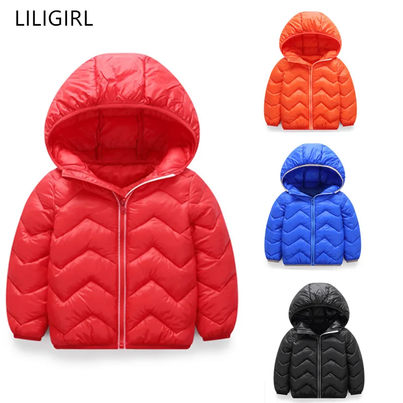 LILIGIRL/куртка для маленьких мальчиков и девочек зимняя хлопковая спортивная