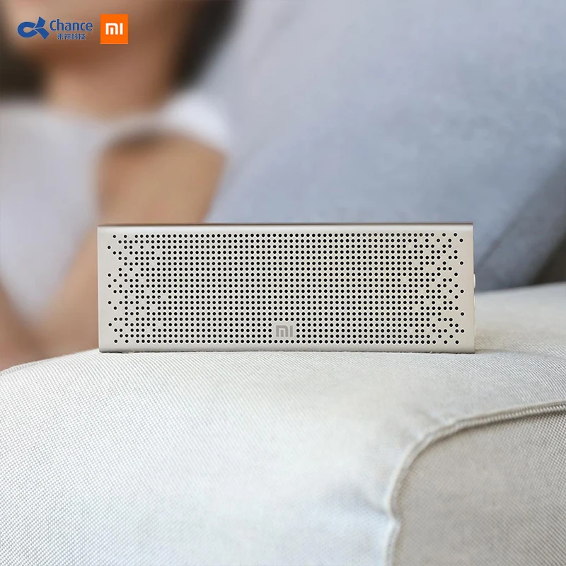 Xiaomi mi Bluetooth динамик стерео беспроводной mi ni портативный металлический AUX Входной динамик музыкальный mp3-плеер