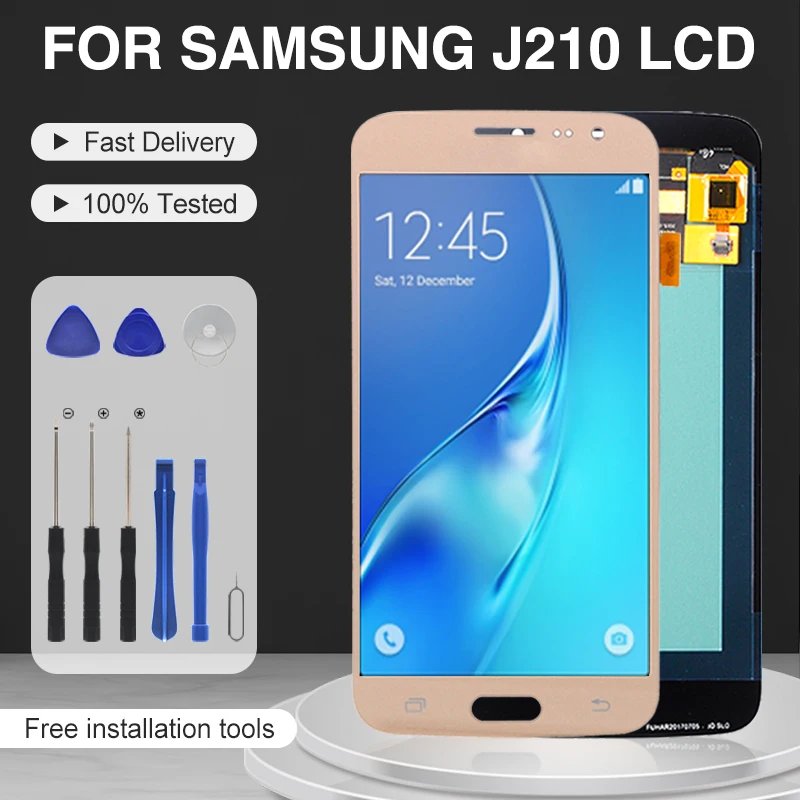 

Catteny J2 2016 дисплей для Samsung Galaxy J210 ЖК-дисплей с сенсорной панелью дигитайзер в сборе J210F J210M экран Бесплатная доставка