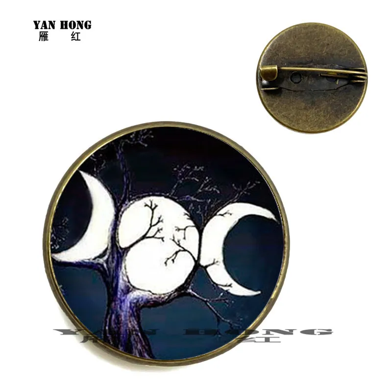 2020 популярная бронзовая брошь ручной работы в стиле ретро круглая виде карты из