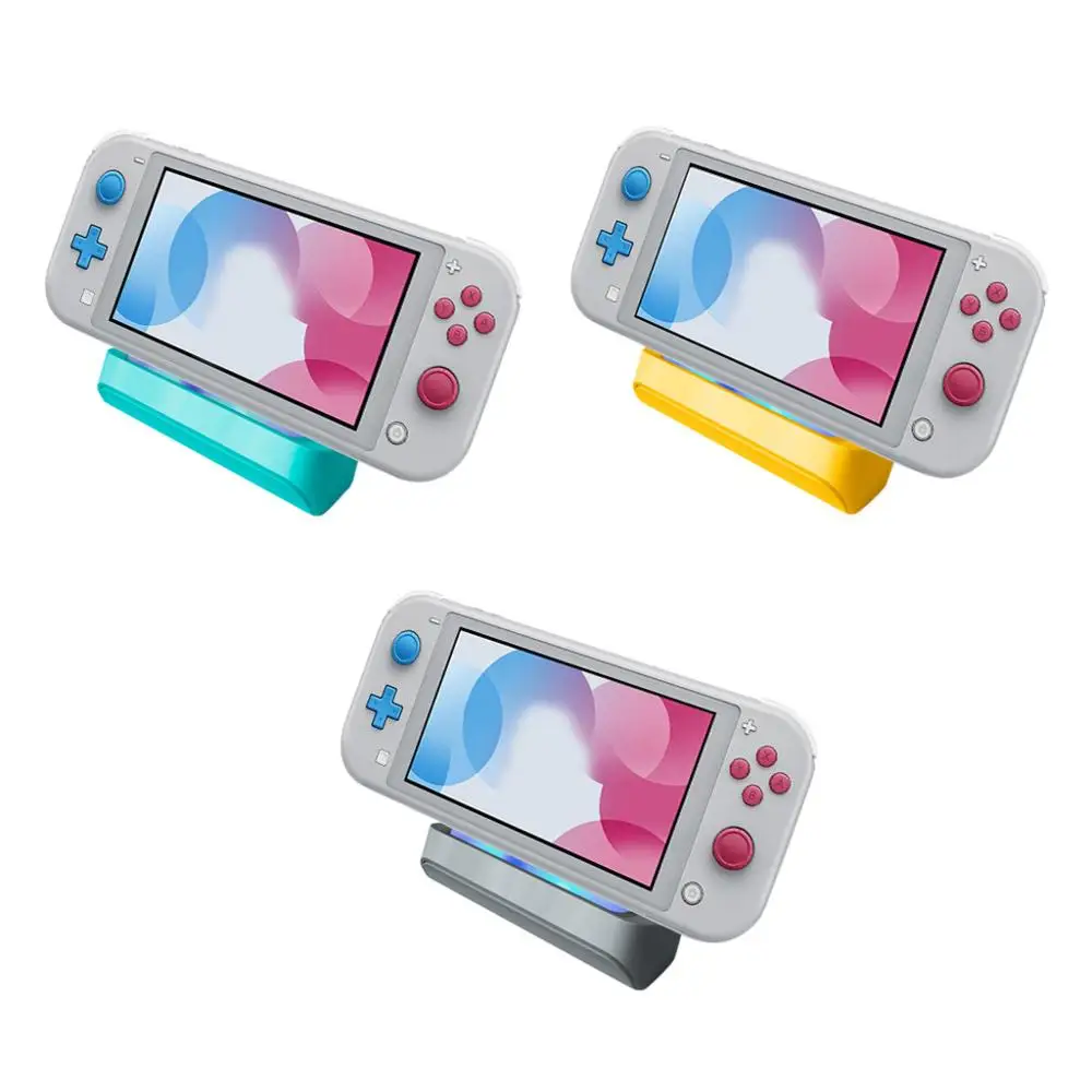 Зарядная док станция для Nintendo Switch Lite подставка зарядного устройства с портом USB