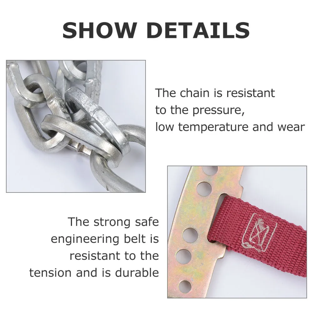 

1PC Truck Car Wheel Tire Snow Ice Chain Belt Anti-Skid Vehicle SUV Wheel Chain