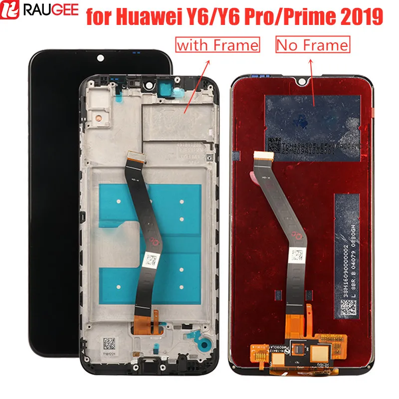 ЖК экран для huawei Y6 Pro 2019 дисплей с рамкой сенсорный дигитайзером Prime 6 09