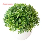 1 шт. бонсай, горшок для дерева, искусственное растение, трава, шар, миниатюрный пейзаж, Свадебная вечеринка, офис, Декор для дома