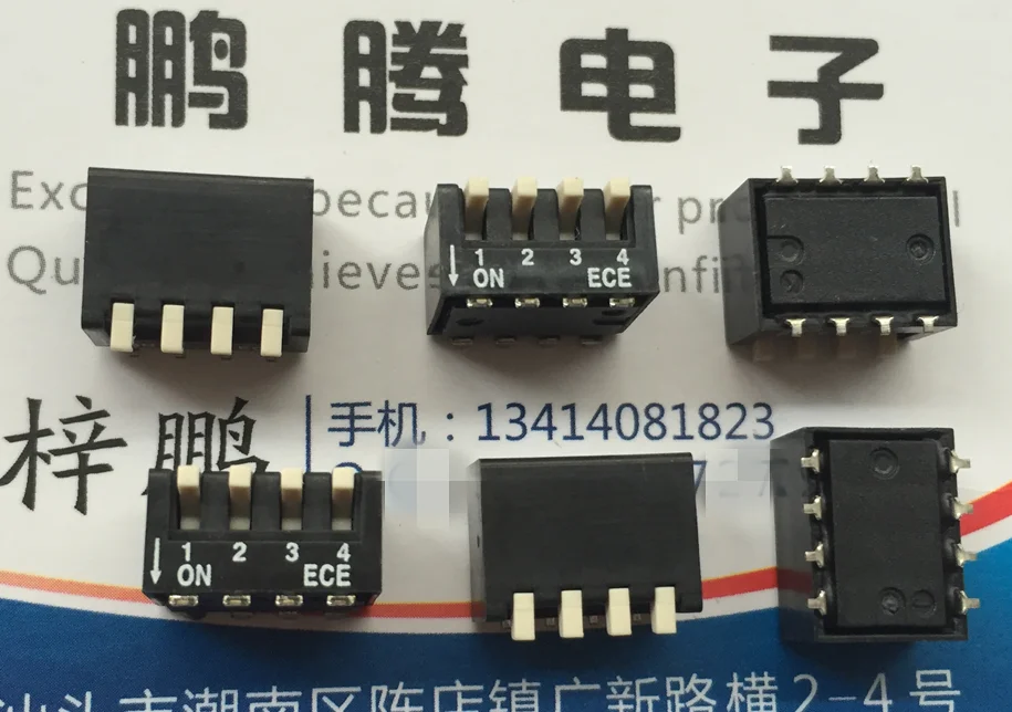 2 шт./лот EPD1041100Z оригинальный тайваньский ECE поворотный переключатель 4-разрядный