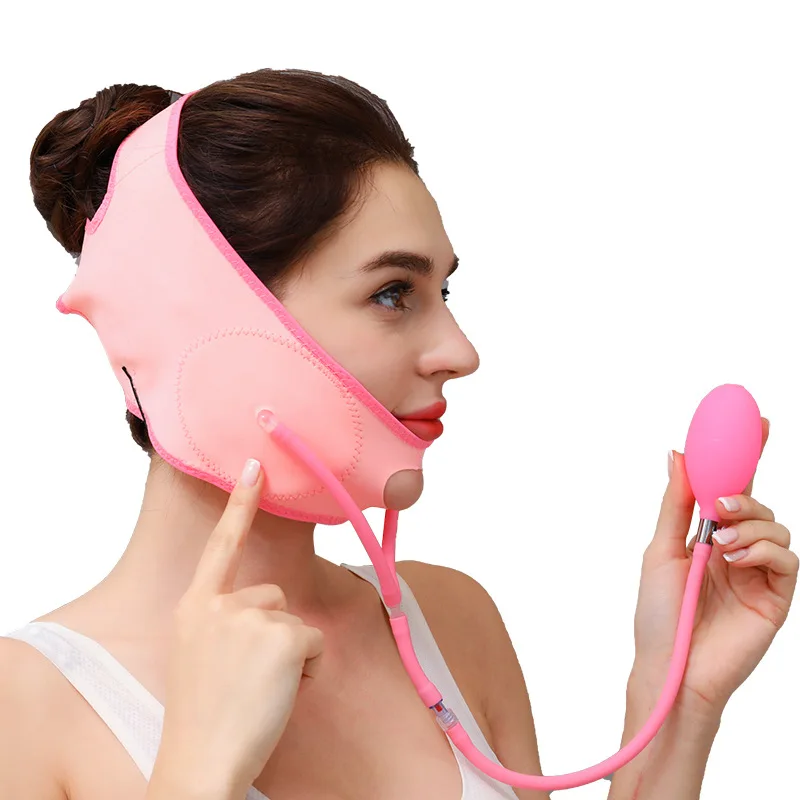 

Air Pressure Tapes for Face Lift Device Sculpt Face Shaper Tool V Mask Slim Double Chin Reducer Belt Beauty Health Face Massager