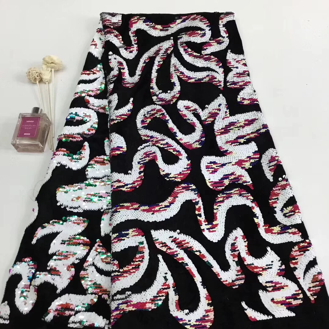 Французский Тюль кружевная ткань новейшее высокое качество африканские пайетки