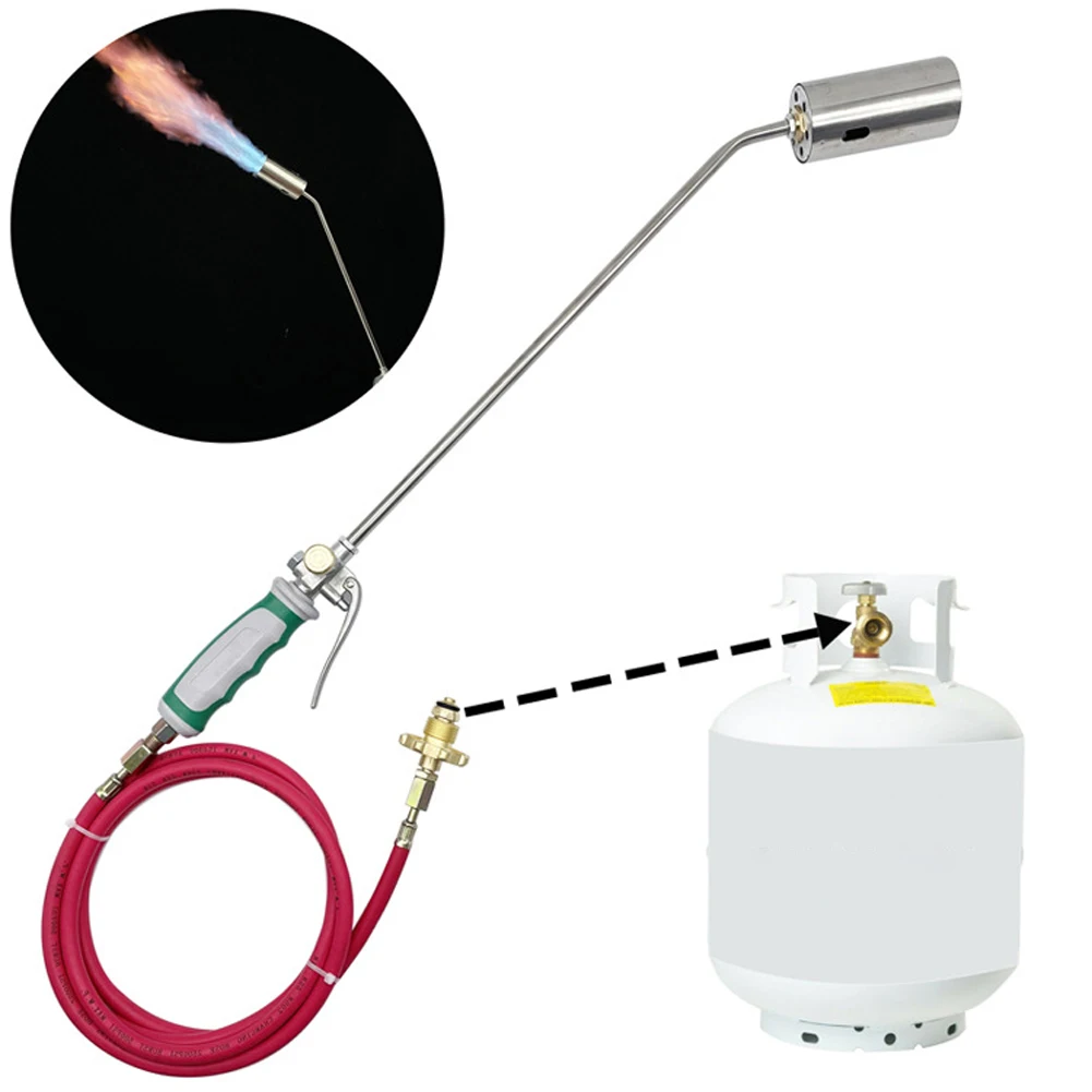 

Propane Heating Torch Stainless Steel Liquefied Gases Combustion Torch Weeding Torch Grass Torch Welding Accessories