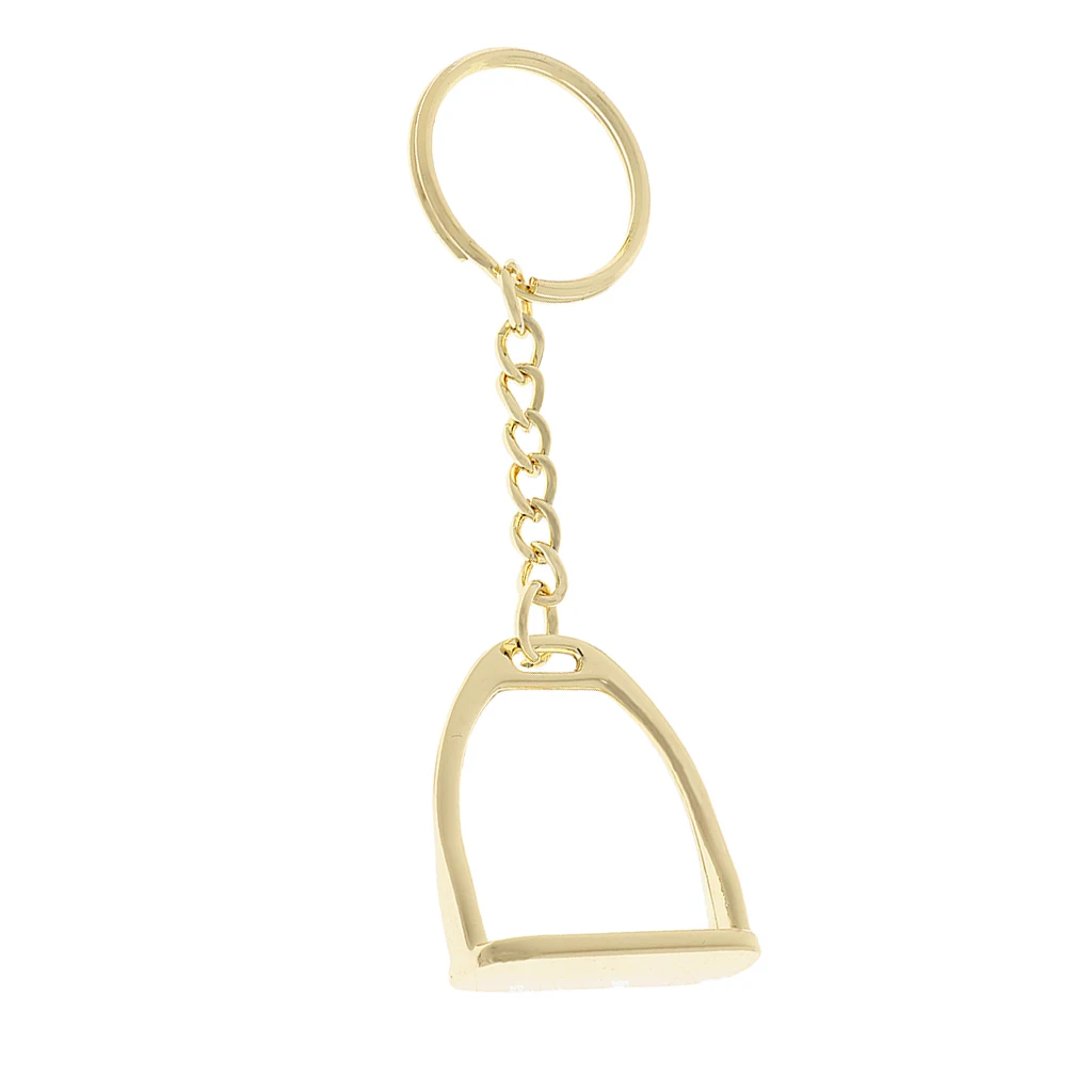 

Zinc Alloy Keychain Key Ring Stirrup Men Business Bags Women Handbags Decoration Outdoor Horse Riding Equipment Supplies