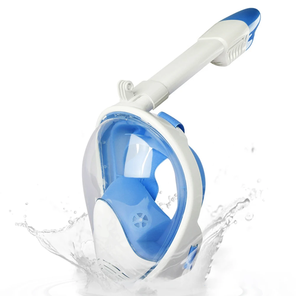 

Маска для дайвинга на все лицо для взрослых, незапотевающие очки для плавания, профессиональное оборудование для подводного плавания с дых...