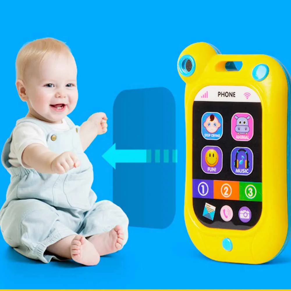 

Children’S Simulation Touch Screen Mobile Phone Remote Control Baby Multi-Function Early Education Crying Enlightenment Toys