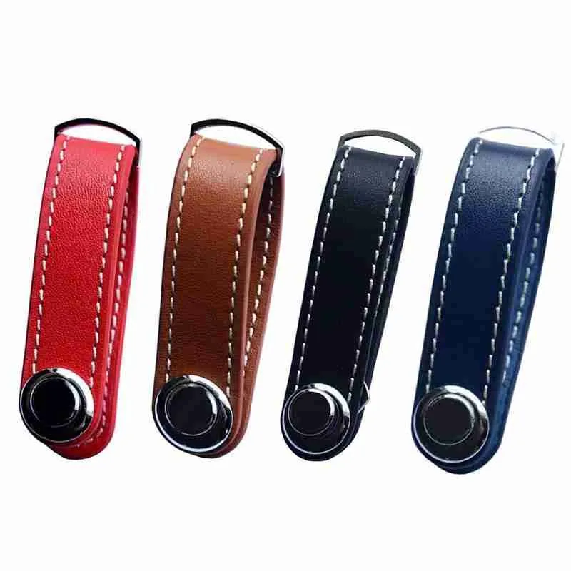 

Car Key Pouch Bag Case Wallet Holder Chain Key Wallet Pocket Organizer Leather Key Collector Smart Keychain Ring Housekeepe Z9Y5