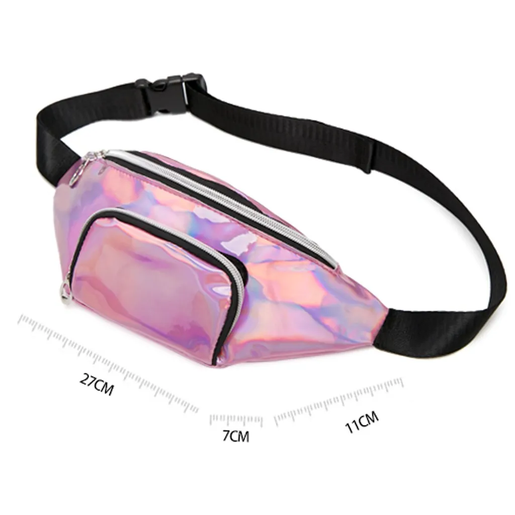 Модная поясная сумка для девочек и мальчиков сумки на плечо с блестками женская