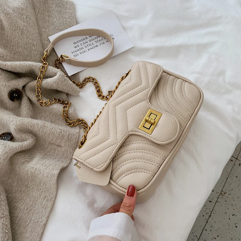 

2020 New Arrivals Shoulder Bags for Women Classic Fashion Elegant Lady Messenger Bag Solid Color Blue Pink Red Beige Black Flap